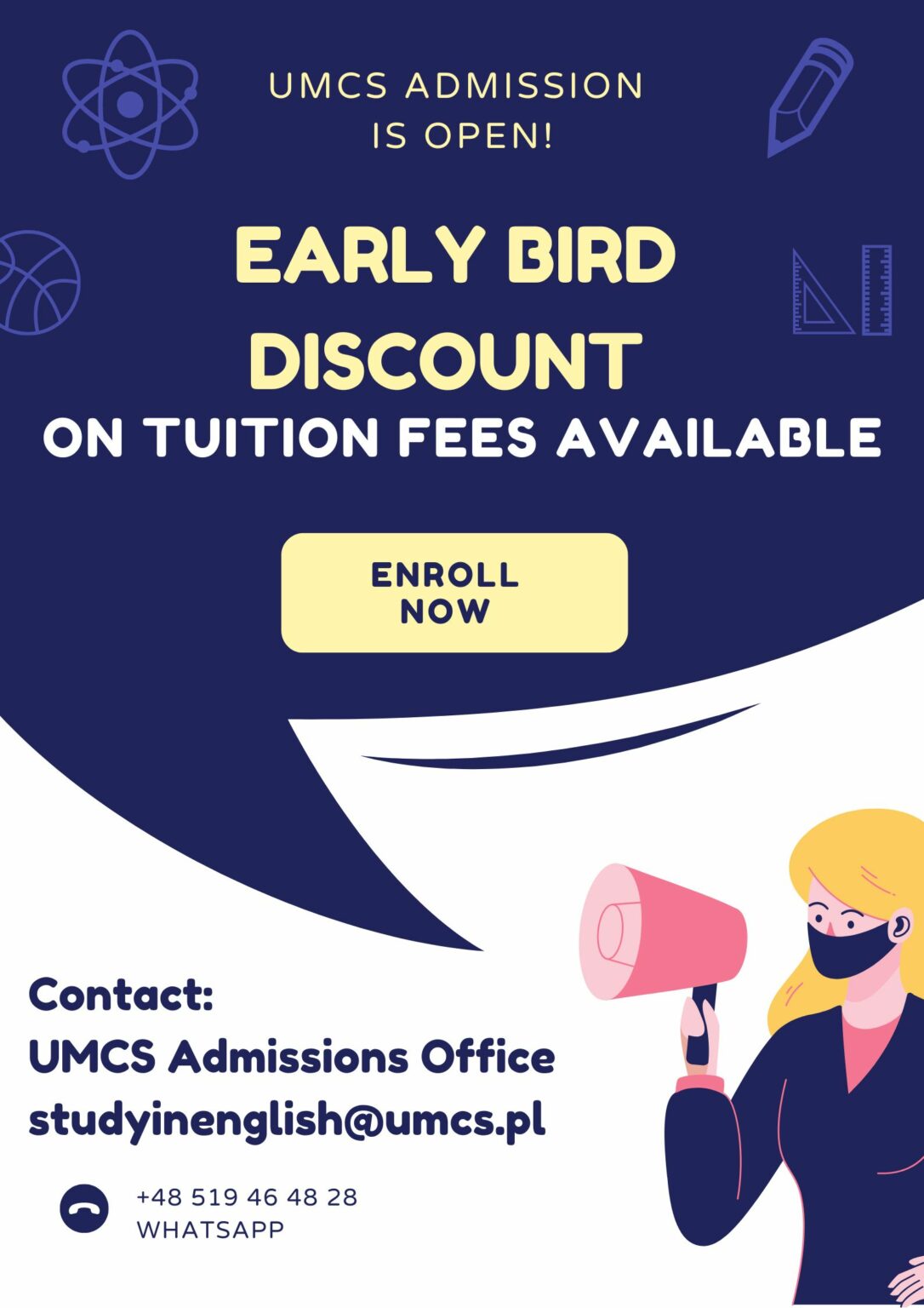 Early Bird Discount 2023 UMCS Rekrutacja